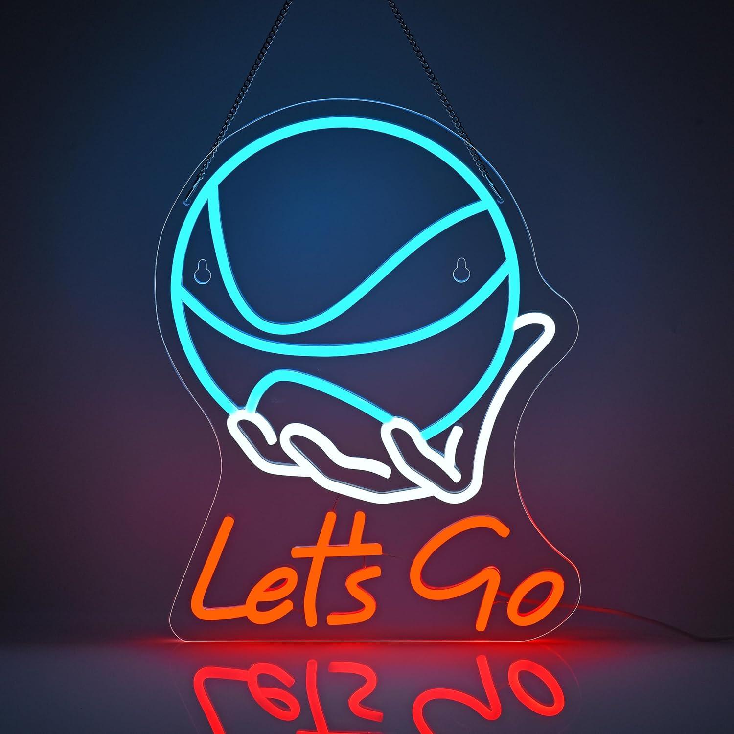 Let's Go Basketball Neon-Schil – Lighting Decoration Ideas Bewertung und Preis