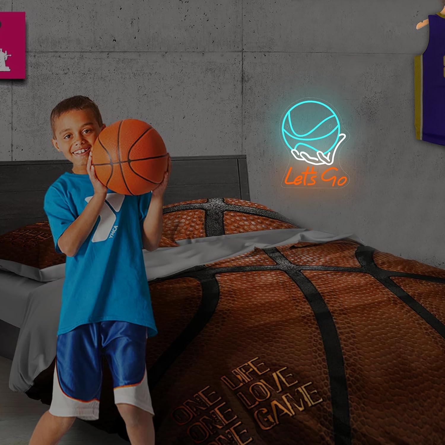 Let's Go Basketball Neon-Schil – Lighting Decoration Ideas Bewertung und Preis