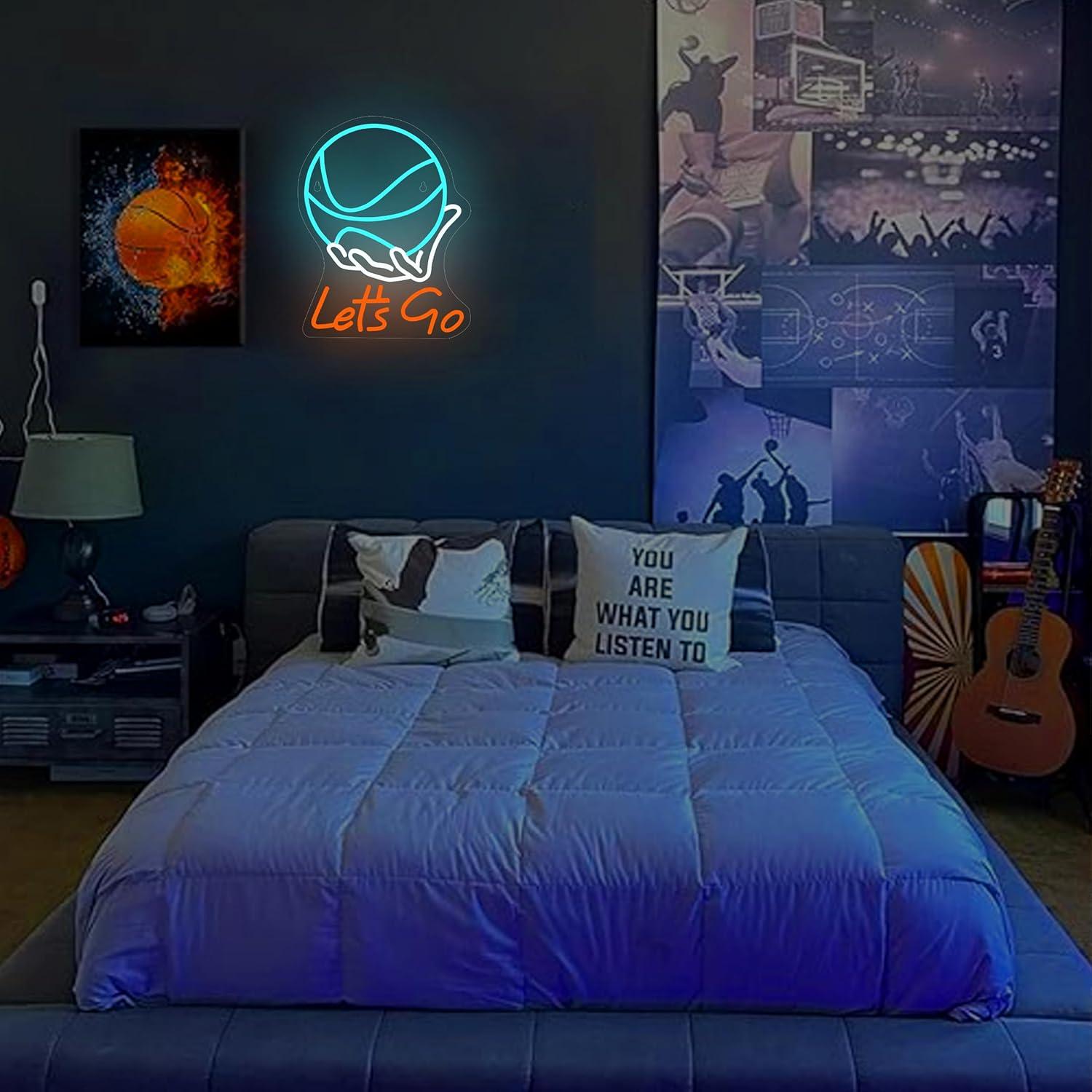 Let's Go Basketball Neon-Schil – Lighting Decoration Ideas Bewertung und Preis