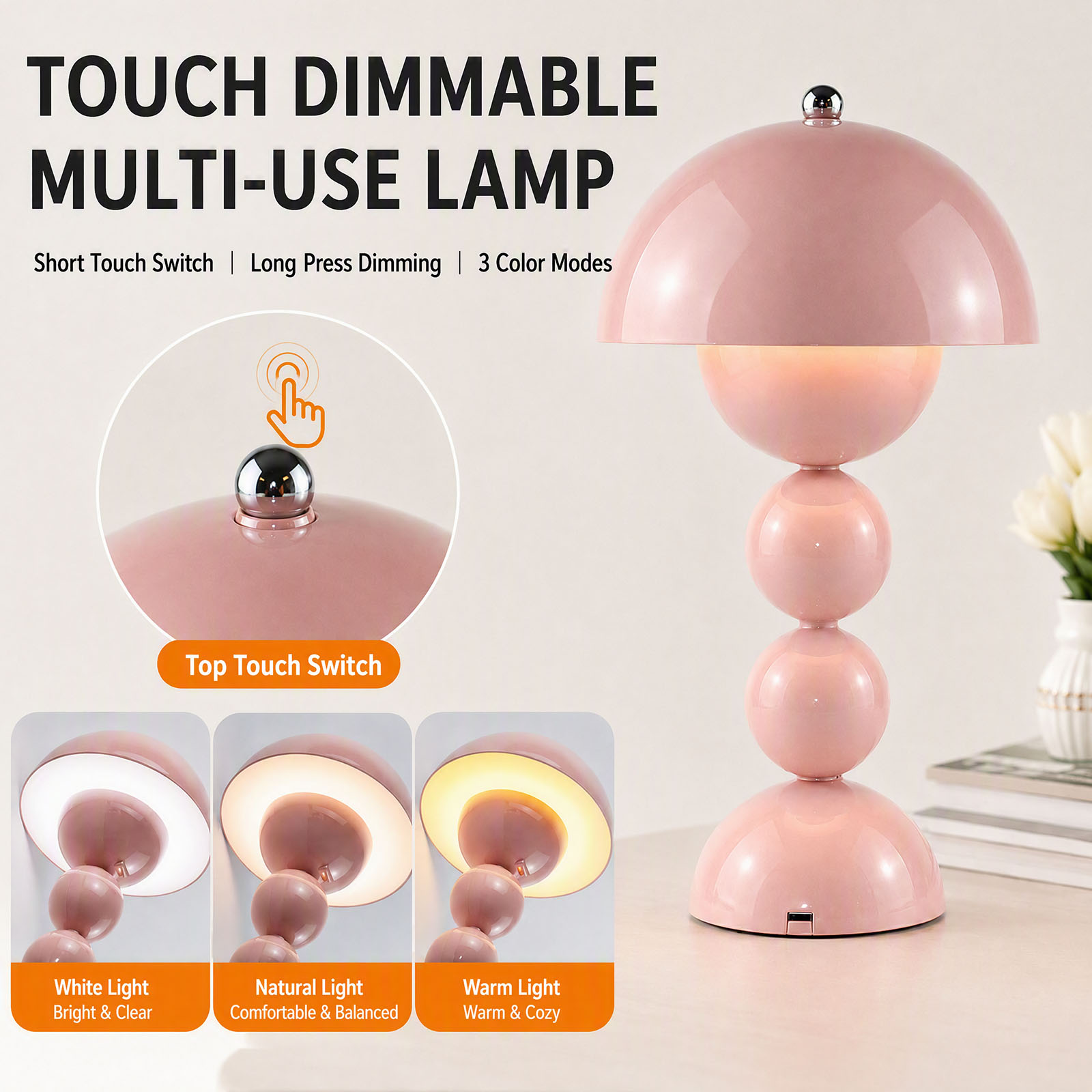 Vintage Pilz-Tischlampe USB LE – Decor Lighting Lamps Bewertung und Preis