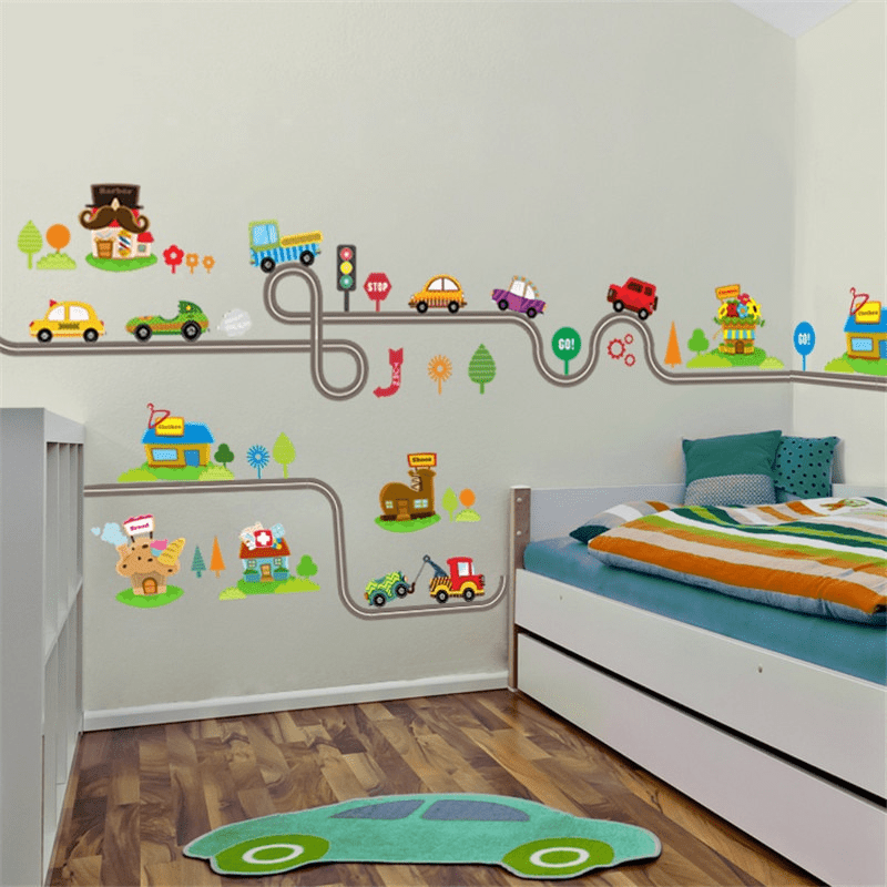 2 Stück/Set Cartoon-Autos Auto – Lighting Mcqueen Bedroom Decor Bewertung und Preis